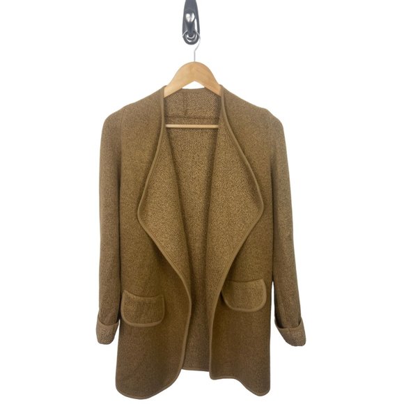 Light Brown Cardigan Sweater - Picture 1 of 3